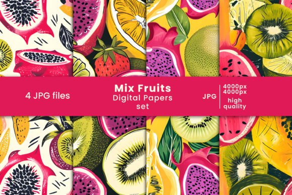 Infusing Freshness into Digital Design: The Strategic Value of Mix Fruit Digital Papers and Patterns