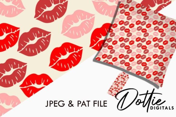Lipstick Kisses Repeat Patterns: Redefining Romantic Aesthetics for Modern Creative Workflows