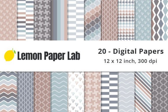 Neutral Geometric Background Patterns: Elevating Modern Design with Earth Tones
