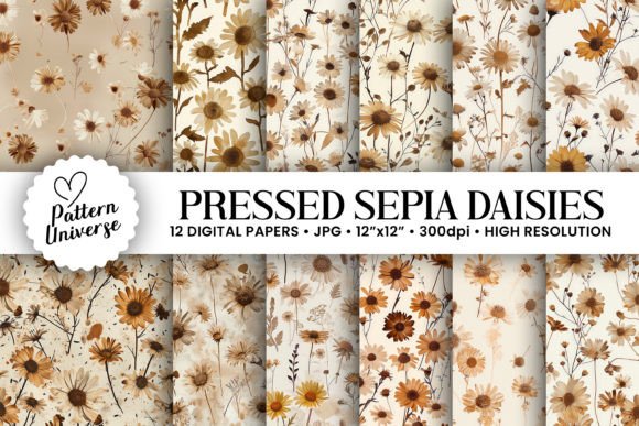 Pressed Sepia Daisy Flowers Patterns: A Practical Guide for High-Quality Crafts