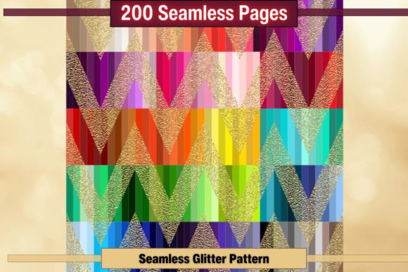Seamless Glitter Chevron Patterns: A Strategic Asset for Creative Branding and Digital Production