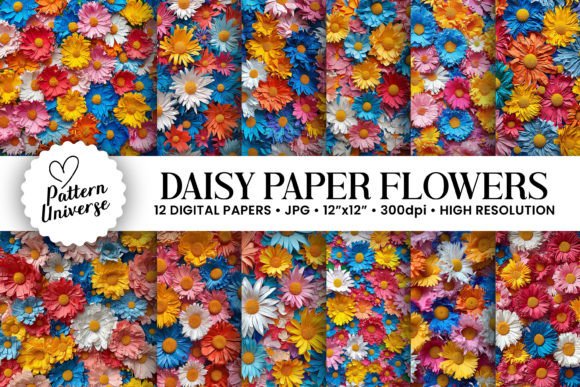 Spring Daisy Paper Craft Flower Patterns: A Creative Resource for Modern Makers