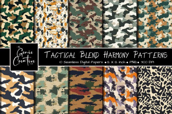 Tactical Blend Harmony Seamless Patterns: A Comprehensive Evaluation for Digital Creators