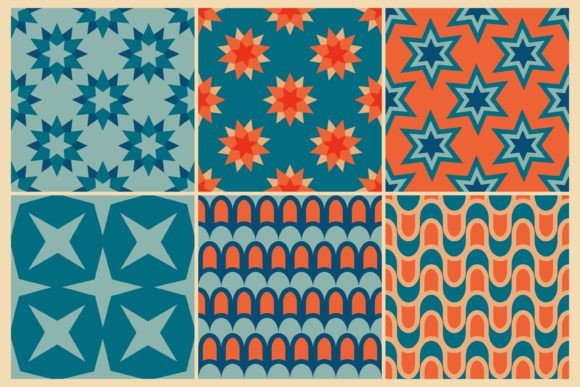 Vintage Geometrical Patterns Pack: Elevate Your Design Projects with Timeless Style